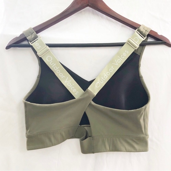 OUTDOOR VOICES | GREEN CIRCUIT SPORTS BRA L/XL - Picture 5 of 6
